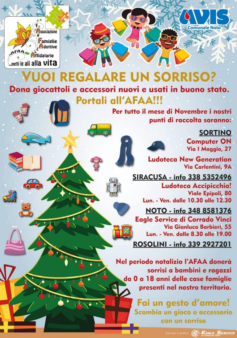 REGALA UN SORRISO – Associazione Famiglie Adottive E Affidatarie "Metti ...